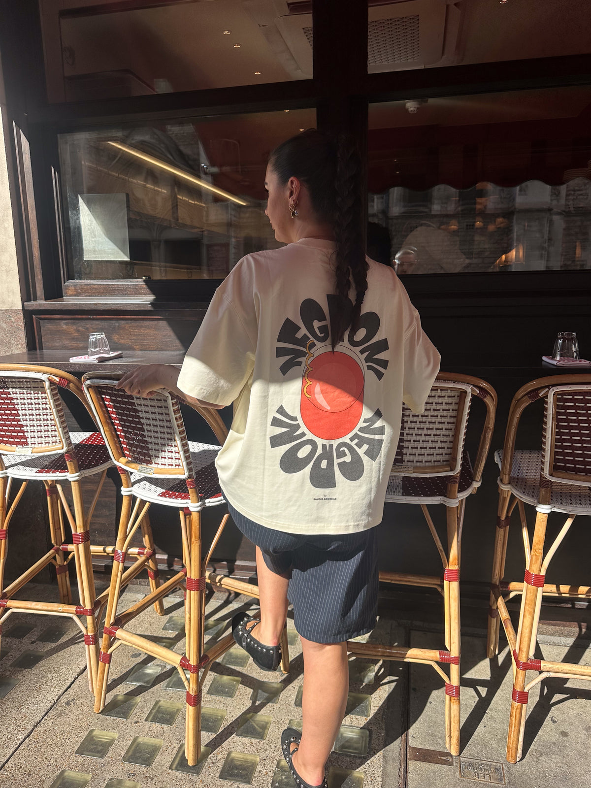 'negroni' cocktail boxy tee