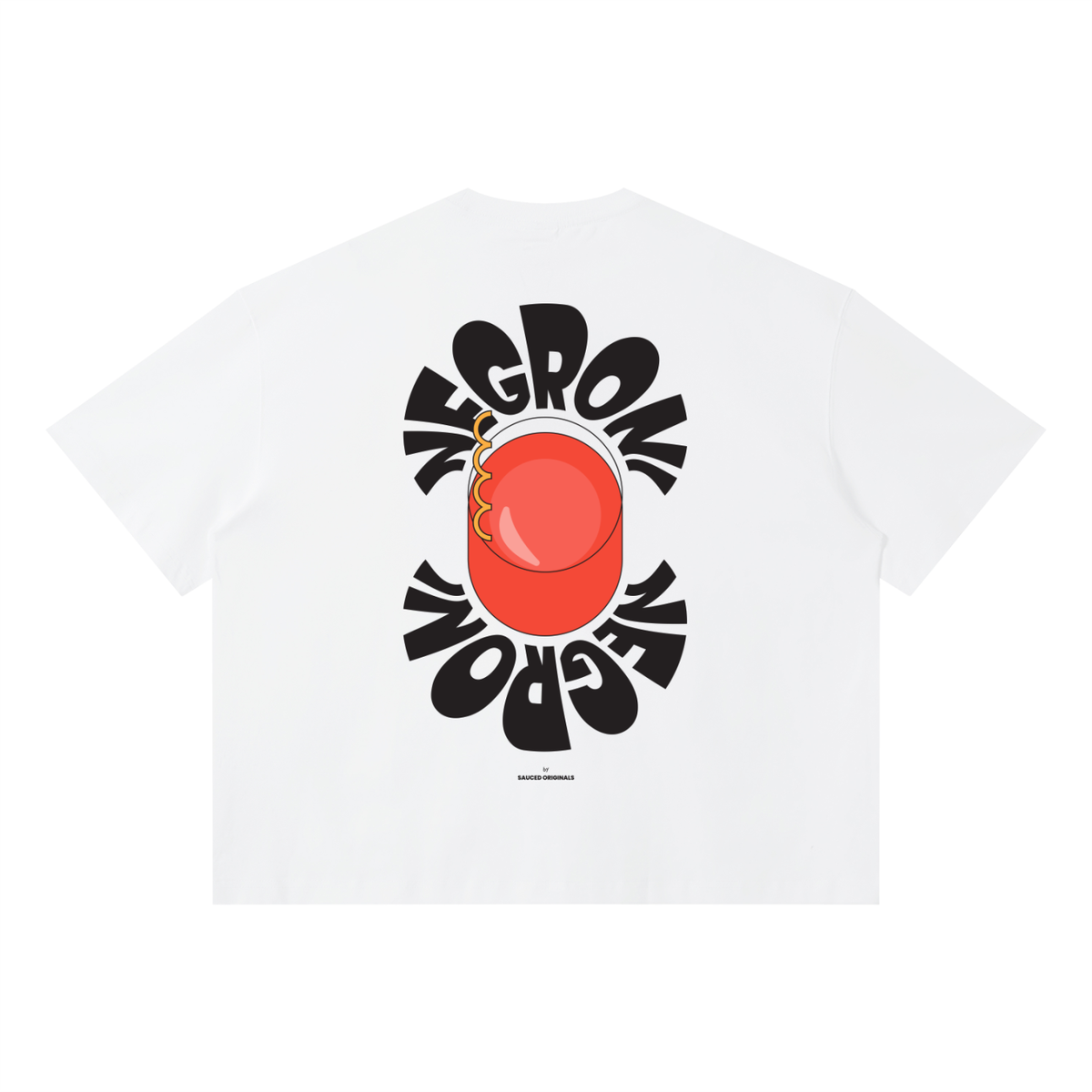 'negroni' cocktail boxy tee