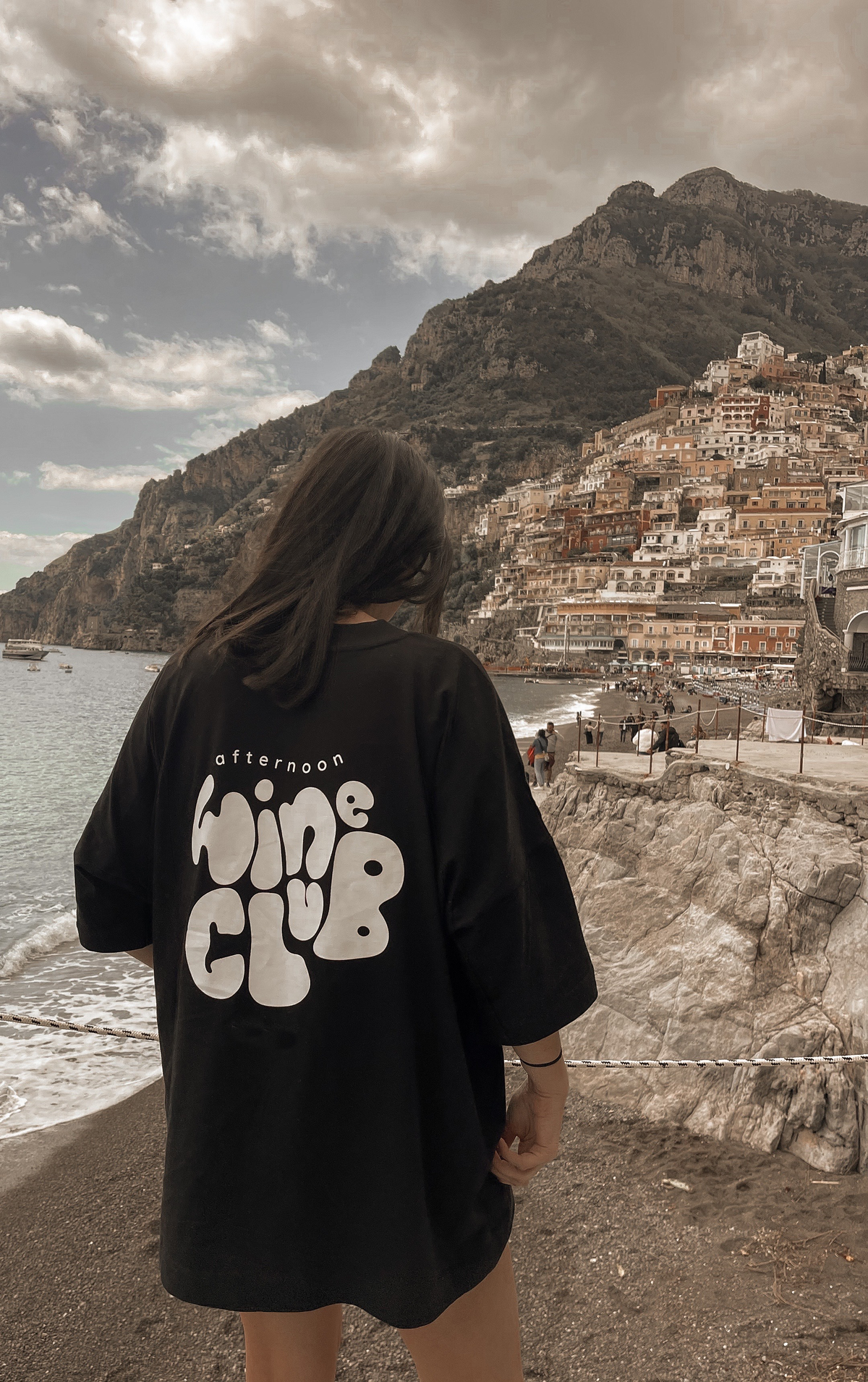 'afternoon wine club' tee