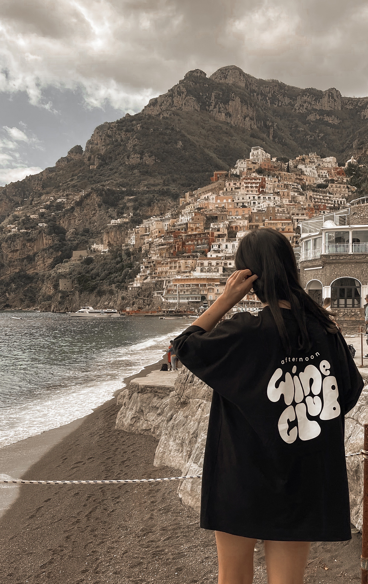 'afternoon wine club' tee