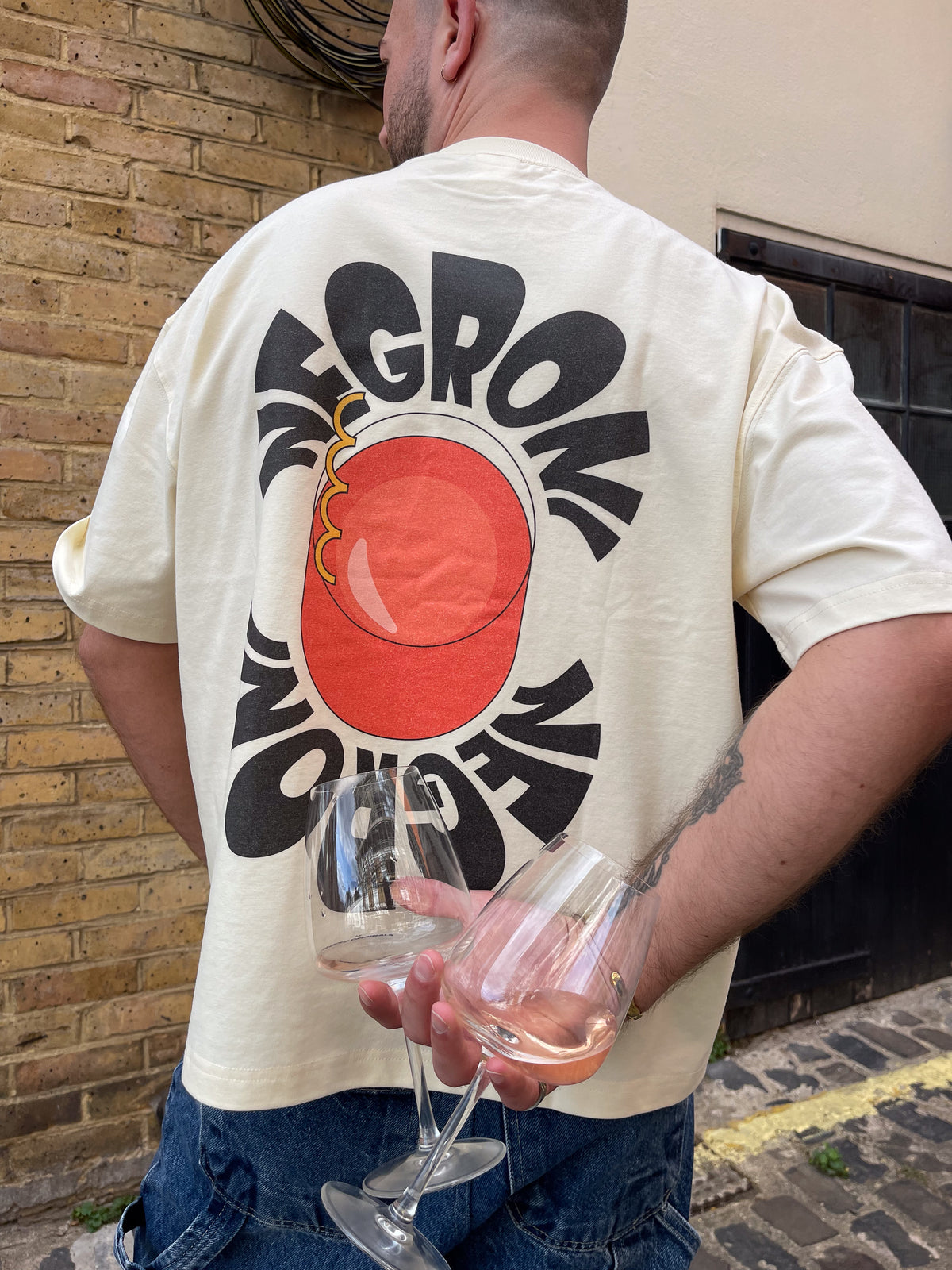 'negroni' cocktail boxy tee