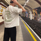 'life happens, pasta helps' boxy tee