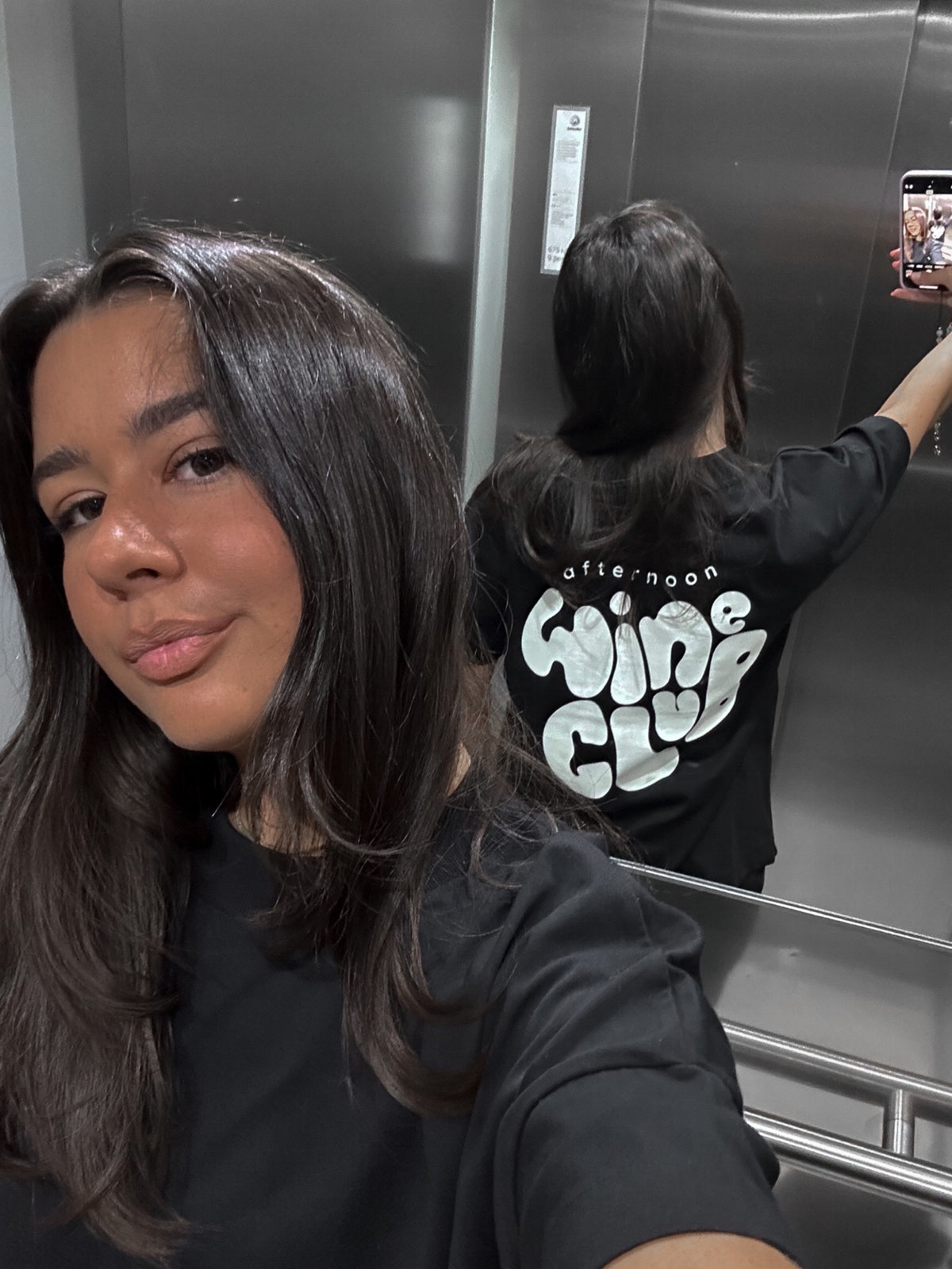 'afternoon wine club' tee