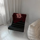pink + burgundy 'happy hour' drop shoulder tee