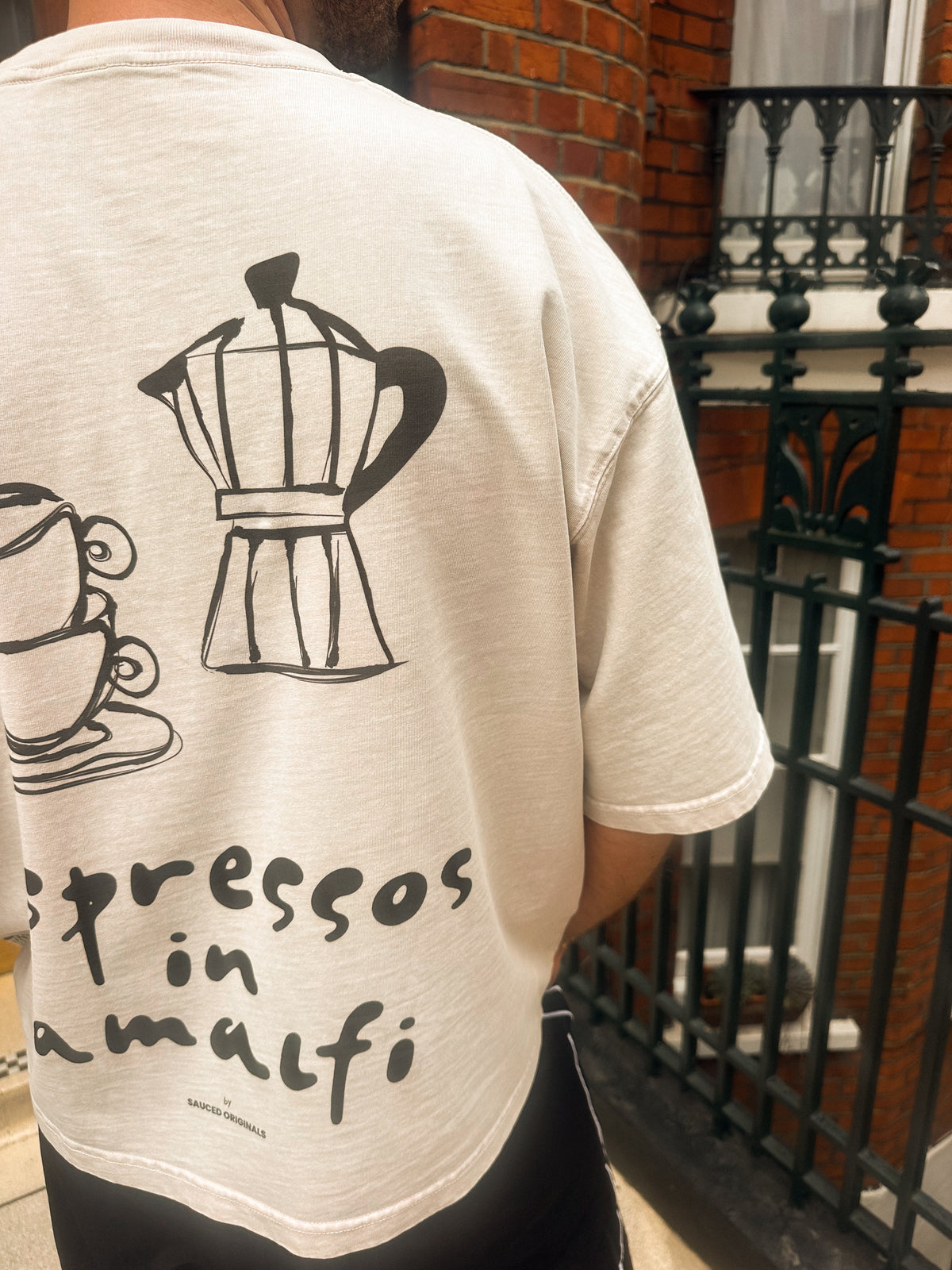 'espressos in amalfi' boxy tee