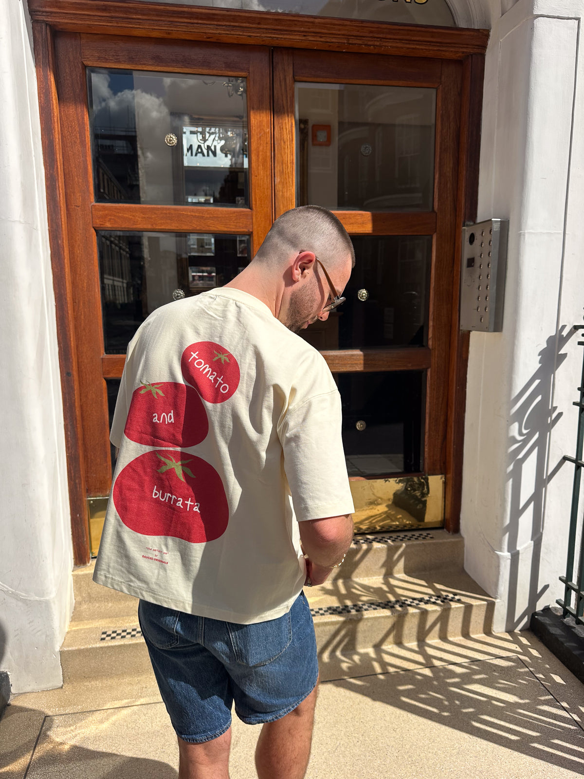 'tomato and burrata' boxy tee