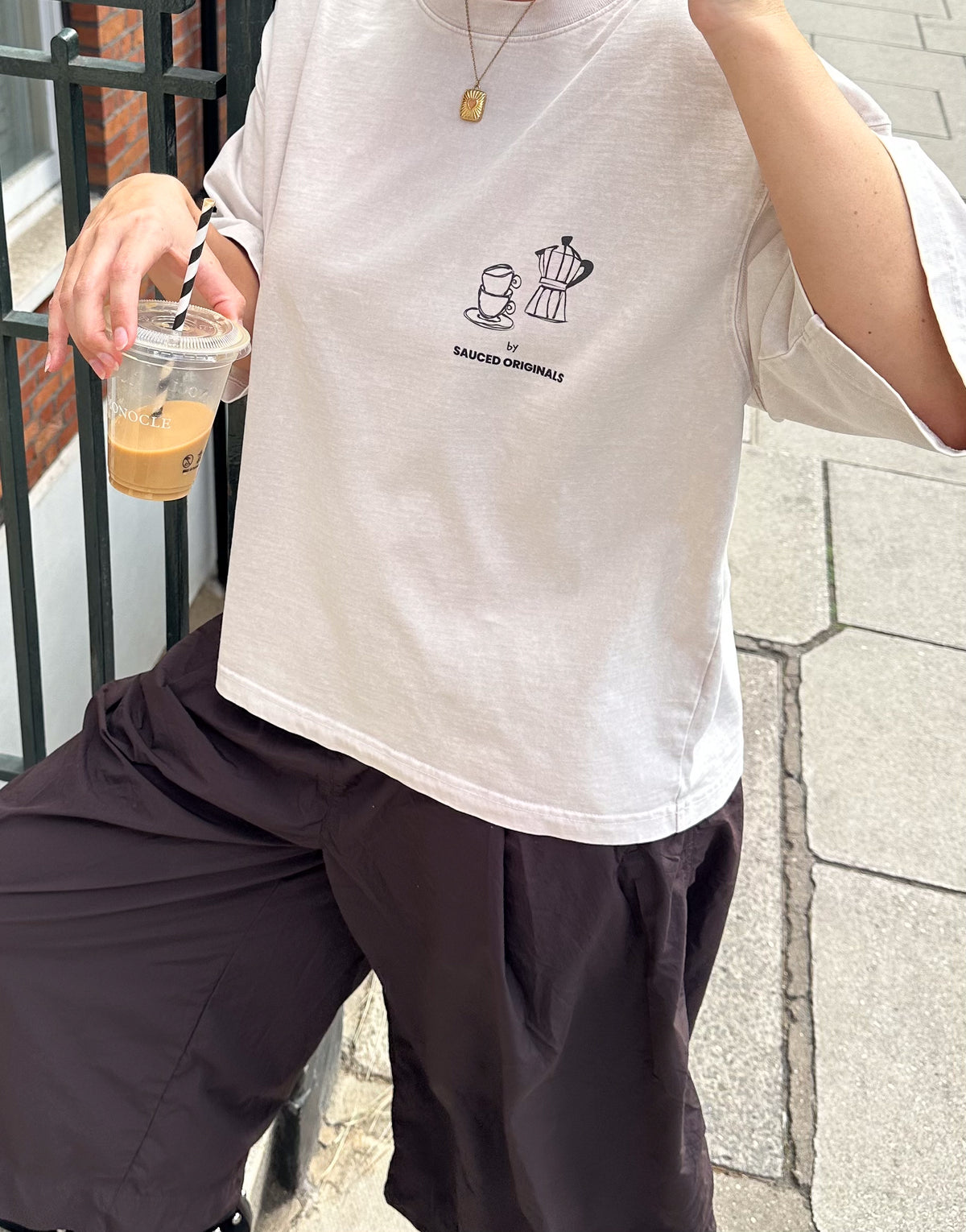 'espressos in amalfi' boxy tee