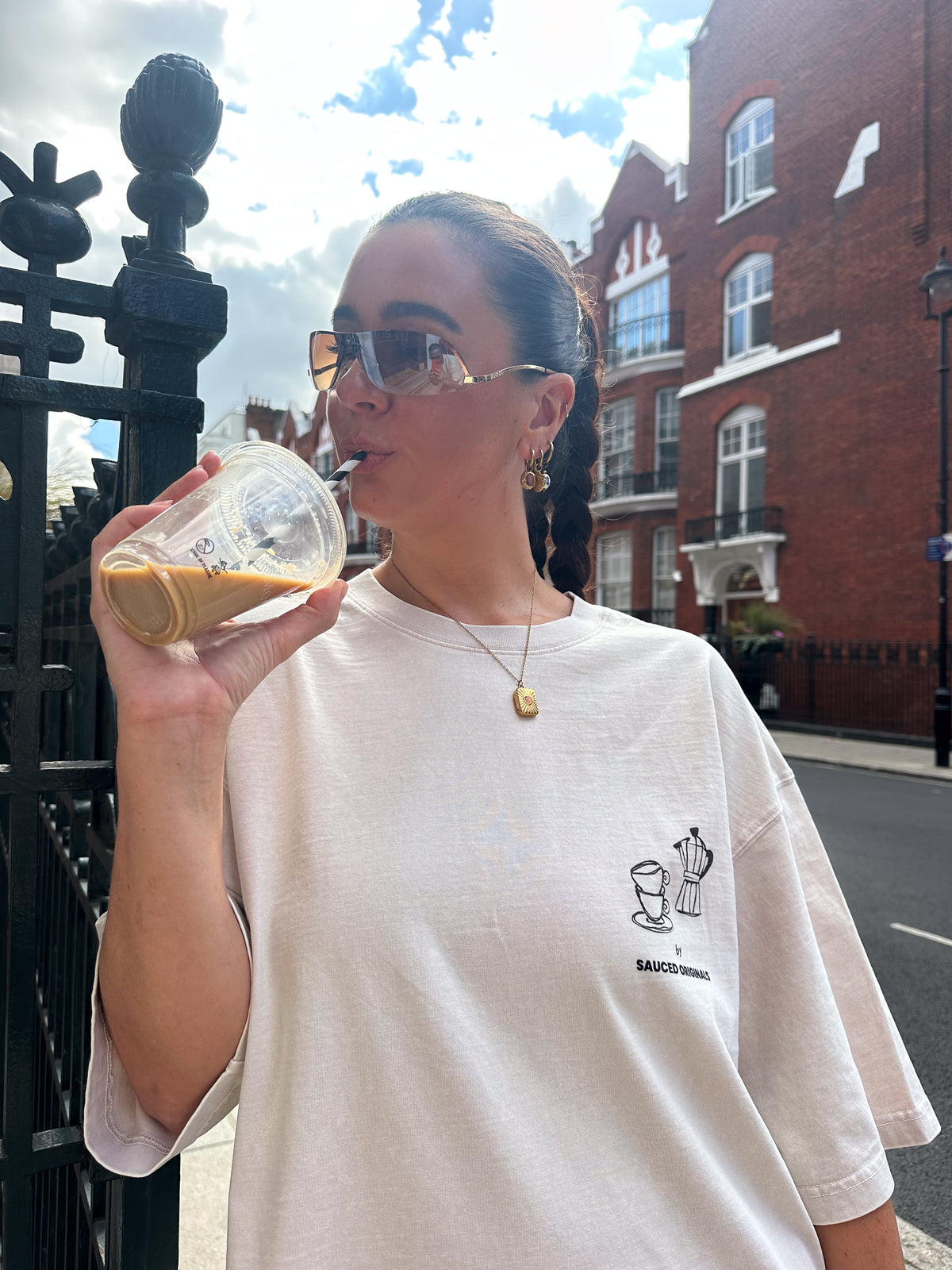 'espressos in amalfi' boxy tee