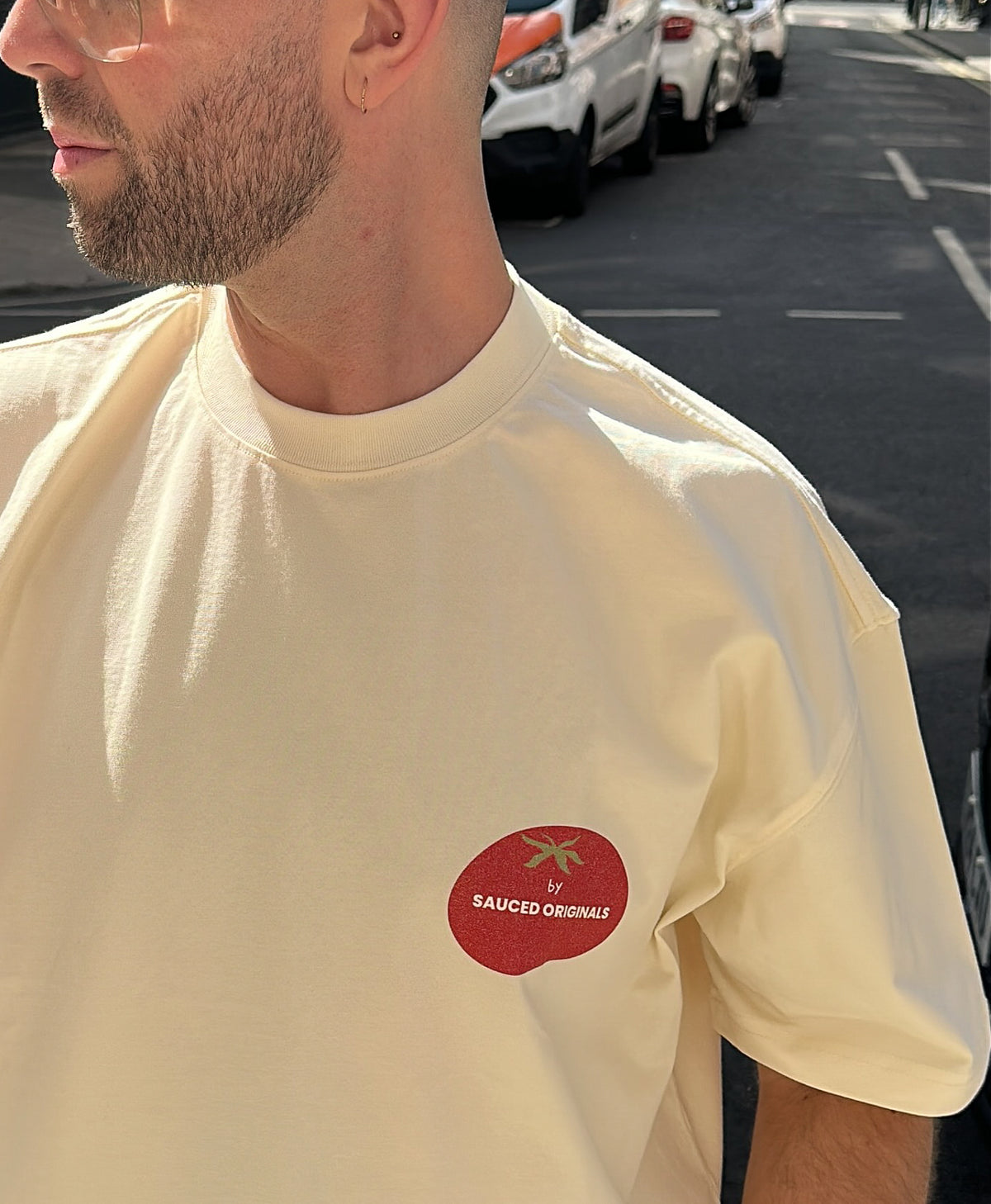 'tomato and burrata' boxy tee
