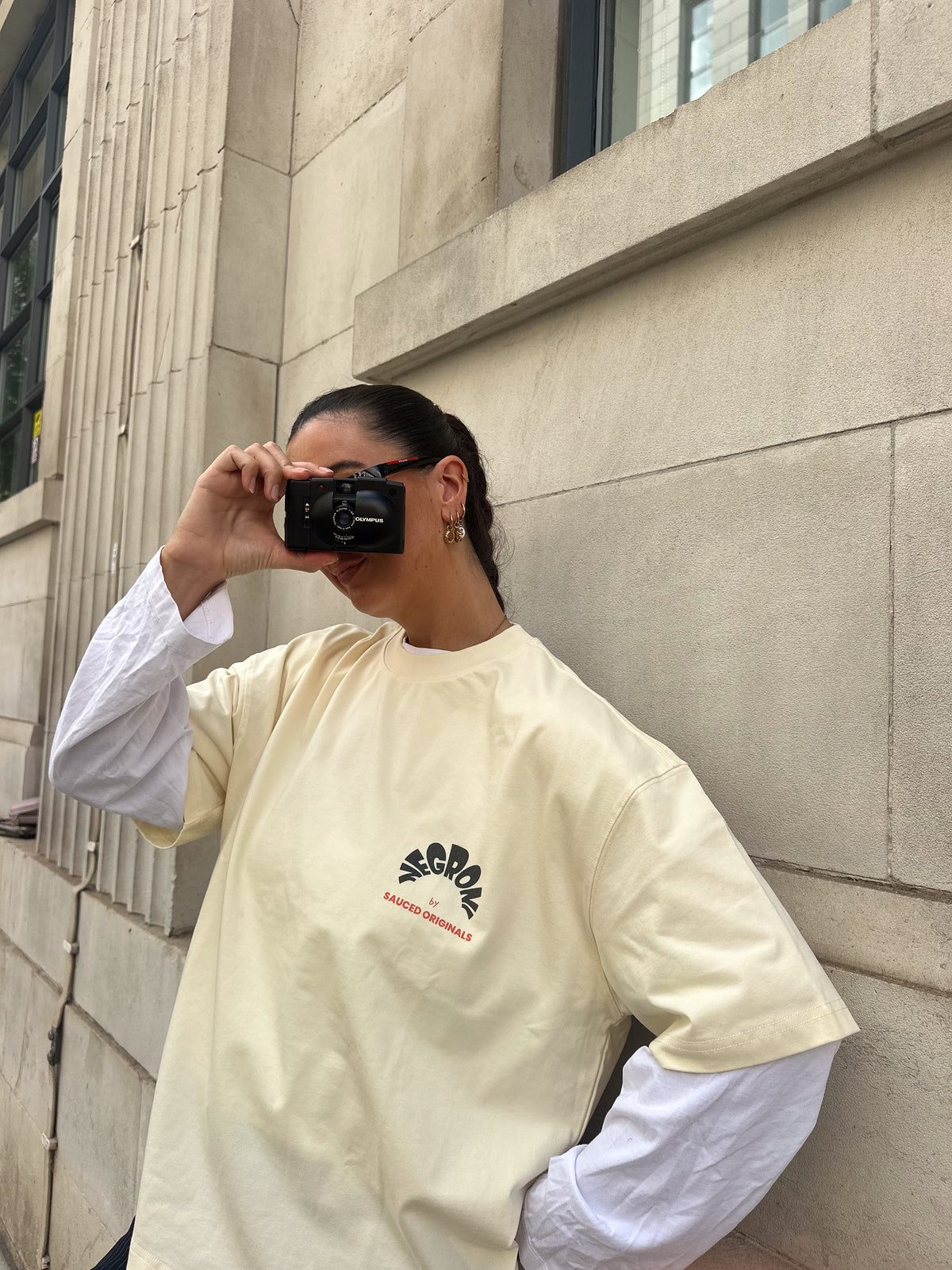 'negroni' cocktail boxy tee
