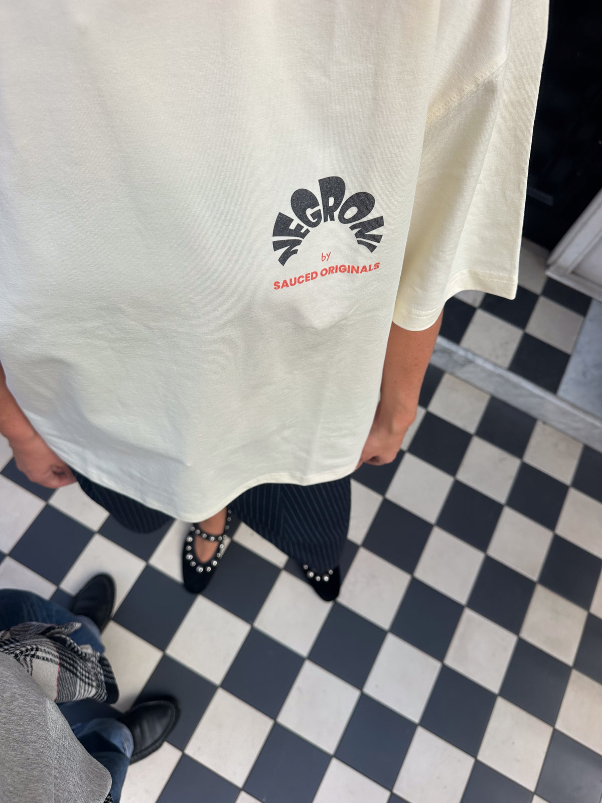 'negroni' cocktail boxy tee