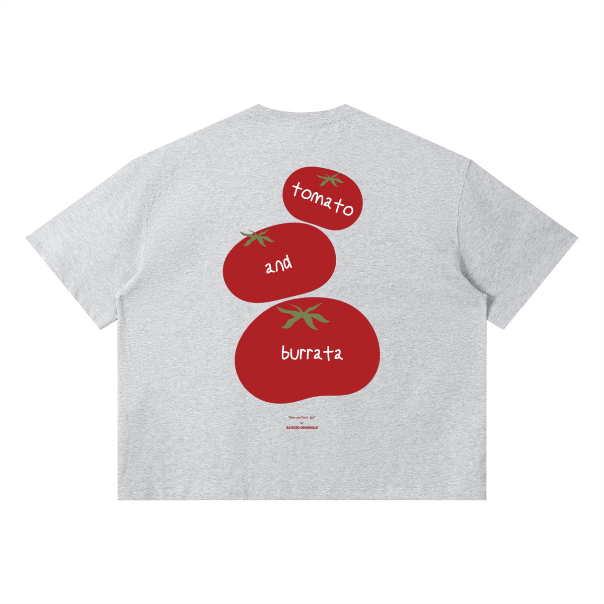 'tomato and burrata' boxy tee